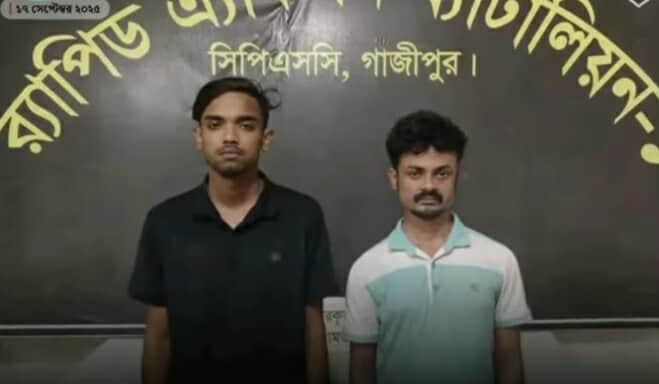 কালিয়াকৈরের আতংক, পিচ্চি আকাশ গ্রেফতার।