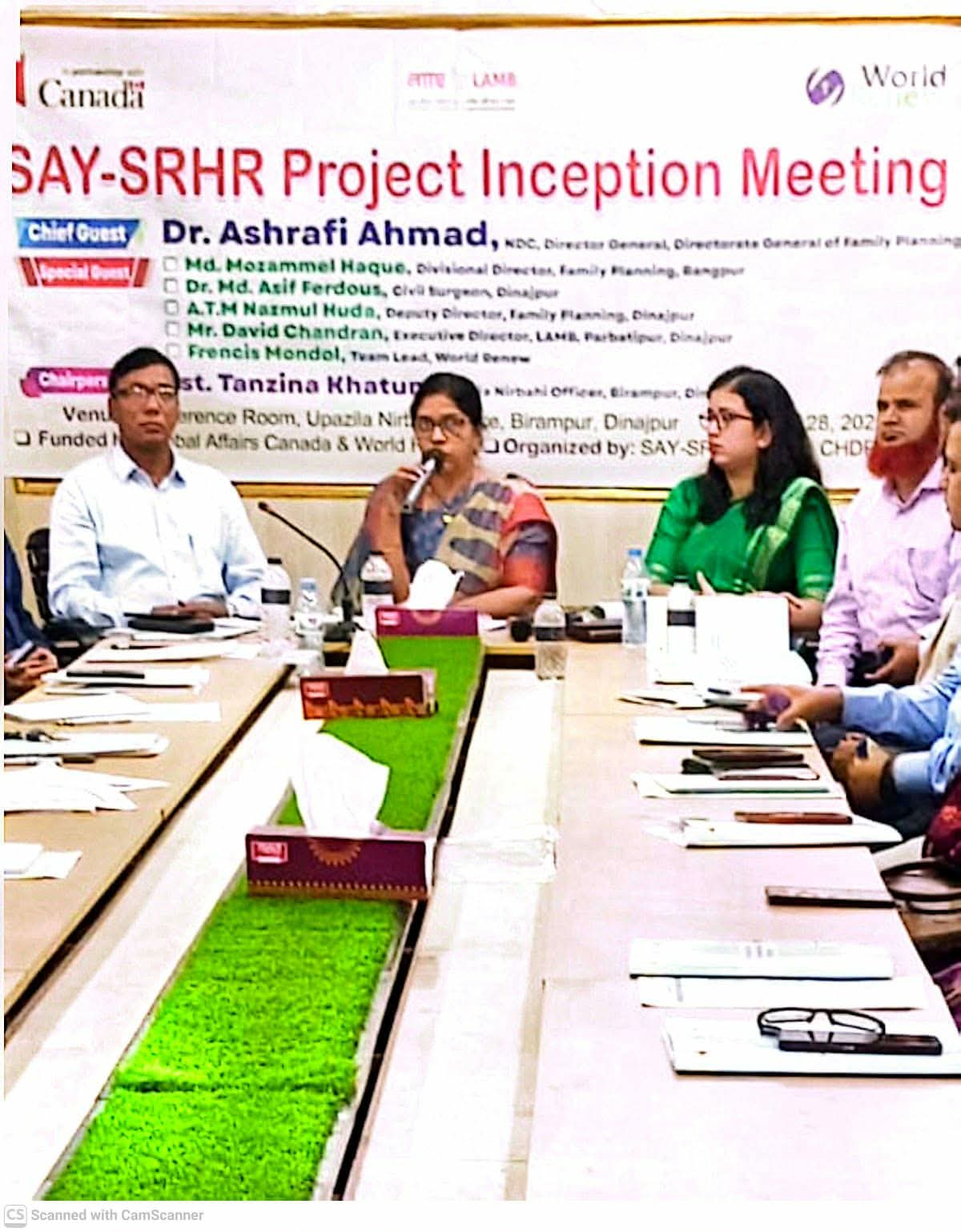 দিনাজপুরের বিরামপুরে ল্যাম্ব’র এসএওয়াই এসআরএইচআর প্রকল্প অবহিতকরণ সভা অনুষ্ঠিত