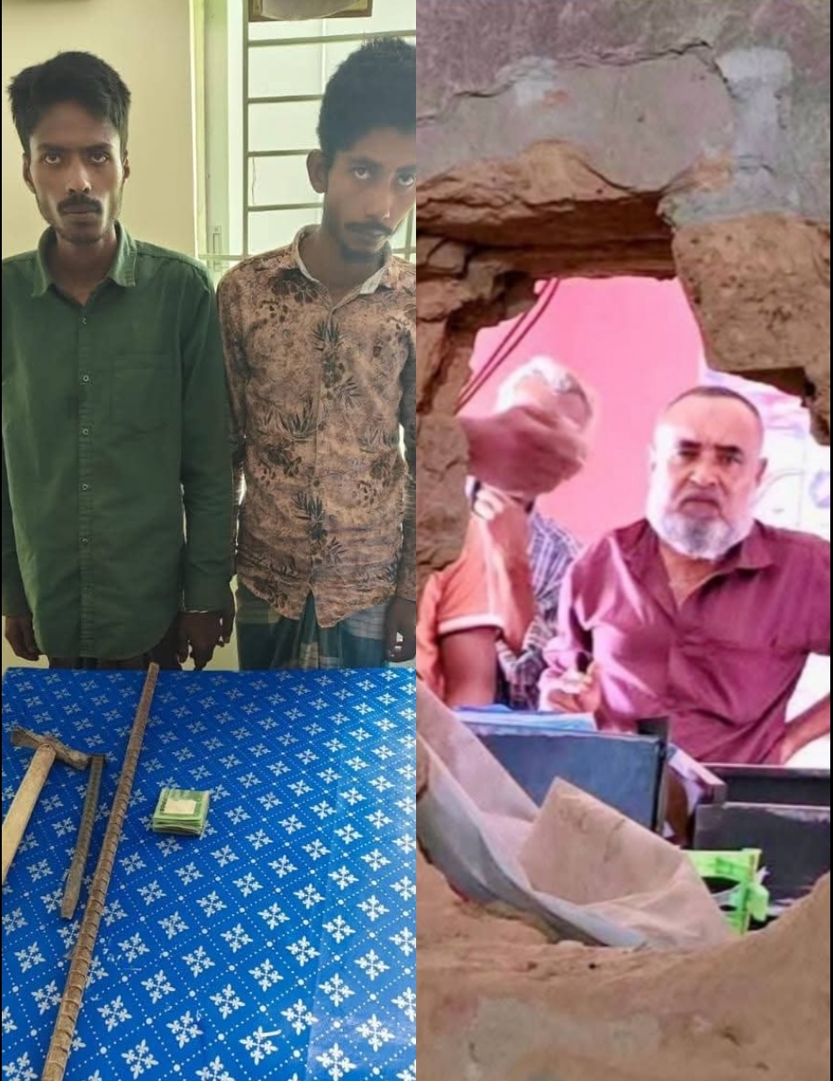 ধামইরহাটে দোকান চুরির ঘটনায় দুই কুখ্যাত চোর গ্রেফতার।